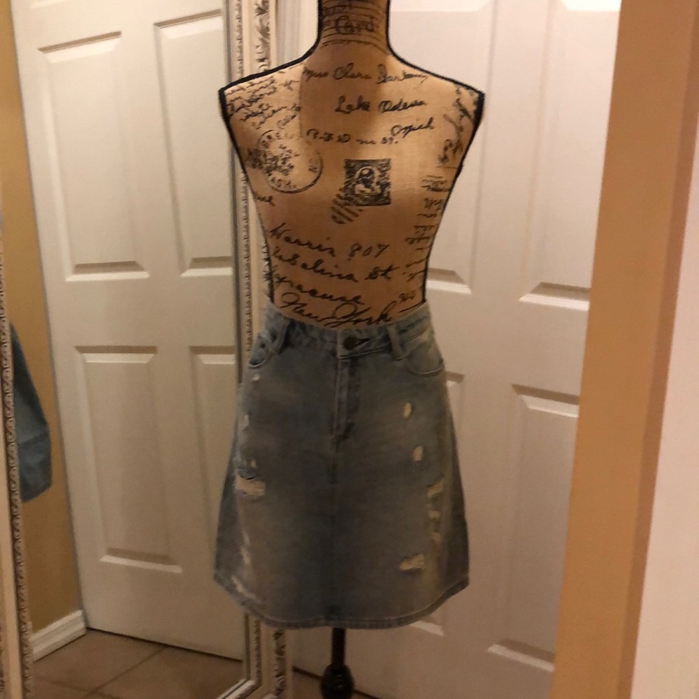 Jean skirt